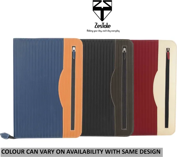 Zestale_Professional_Leatherette_File_Folder/Document_Holder_20_Leafs_Set_Of_1,_Multicolor_Set_Of_1,_Multicolor