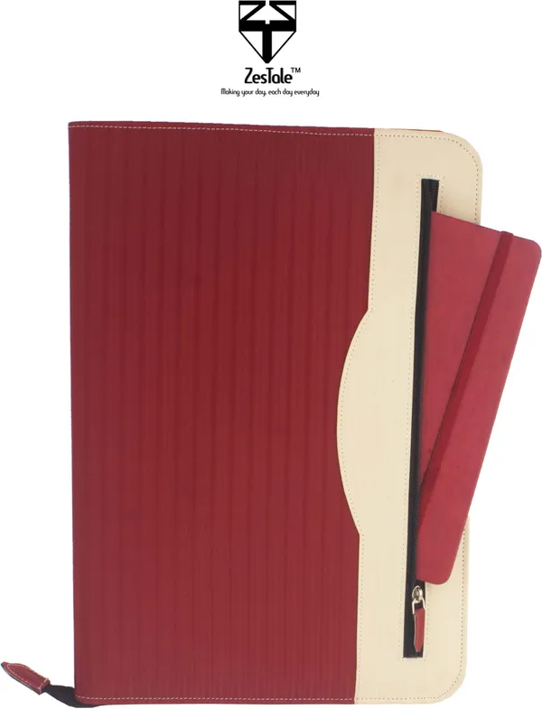 Zestale_Professional_Leatherette_File_Folder/Document_Holder_20_Leafs_Set_Of_1_Set_Of_1,_Multicolor