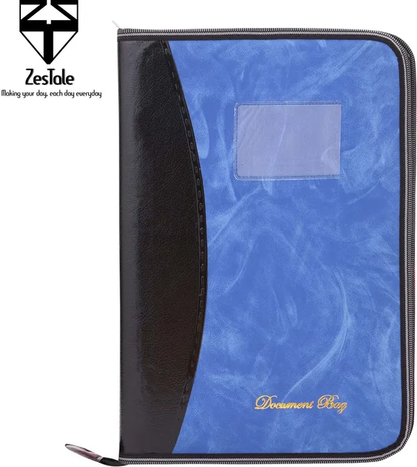 Zestale_Pu_Leather_File_Folder/Document_Holder_20_Leaves_Set_Of_1,_Multicolor