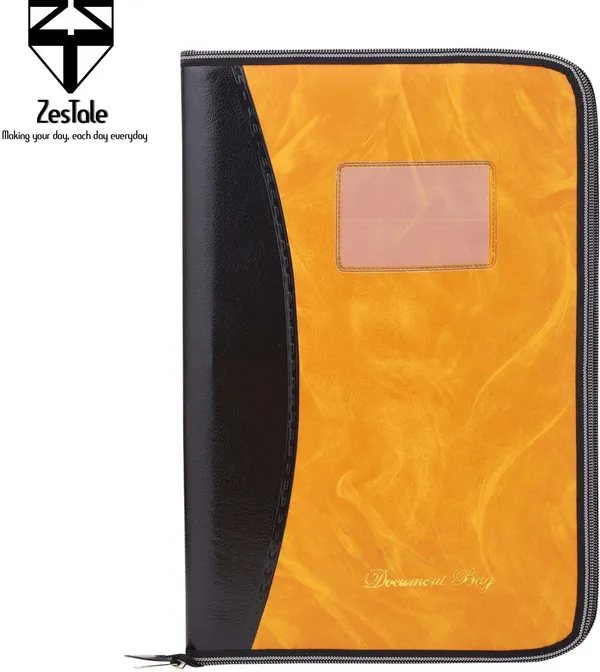Zestale_Pu_Leather_File_Folder/Document_Holder_20_Leaves_Set_Of_1,_Brown
