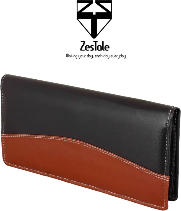Zestale_Pu_Leather_Document_File_Folder_20_Leafs_With_Cheque_Book_Holder_Set_Of_1,_Multicolor_Set_Of_2,_Dark_Brown,_Black