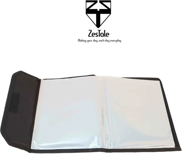 Zestale_Nylon_Multiple_Cheque_Book/_Passport_Holder_/Car_Document_Holder_For_Men_And_Women_Set_Of_1,_Black