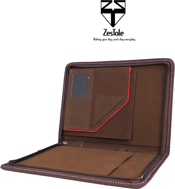 Zestale_Jute_Conference_Document_File_Folder_Set_Of_1,_Multicolor