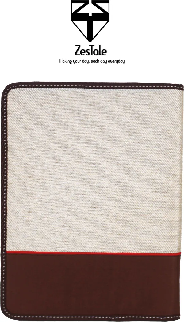 Zestale_Jute_Conference_Document_File_Folder_Set_Of_1,_Multicolor