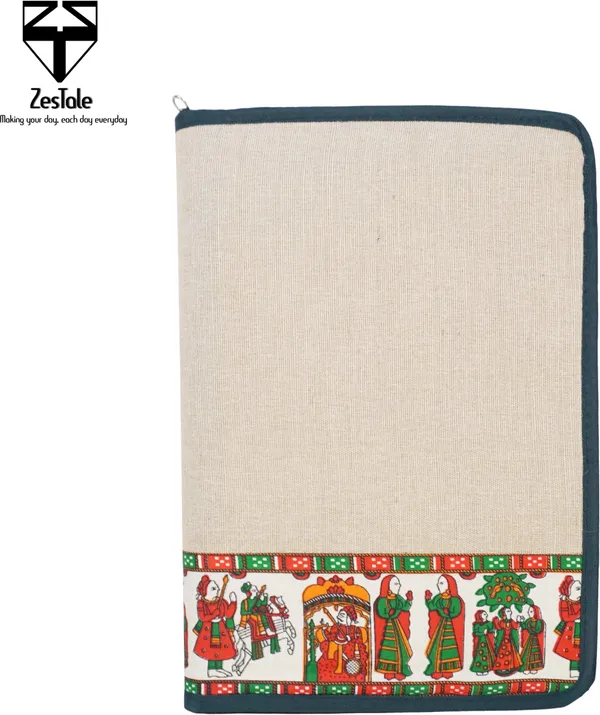 Zestale_Jute_Conference_Document_Bag_/File_Folder_Set_Of_1,_Multicolor