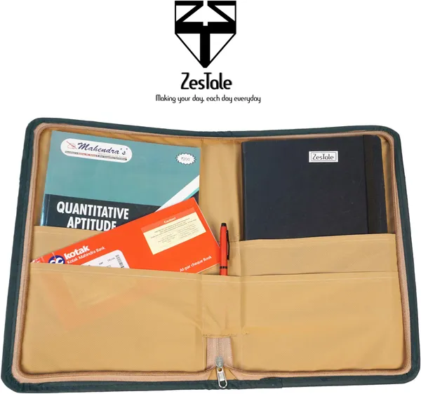 Zestale_Jute_Conference_Document_Bag_/File_Folder_Set_Of_1,_Multicolor