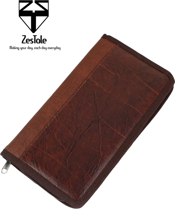 Zestale_Pu_Leather_Multiple_Cheque_Book/_Passbook_Passport_/Car_Document_Holder_Set_Of_1,_Dark_Brown