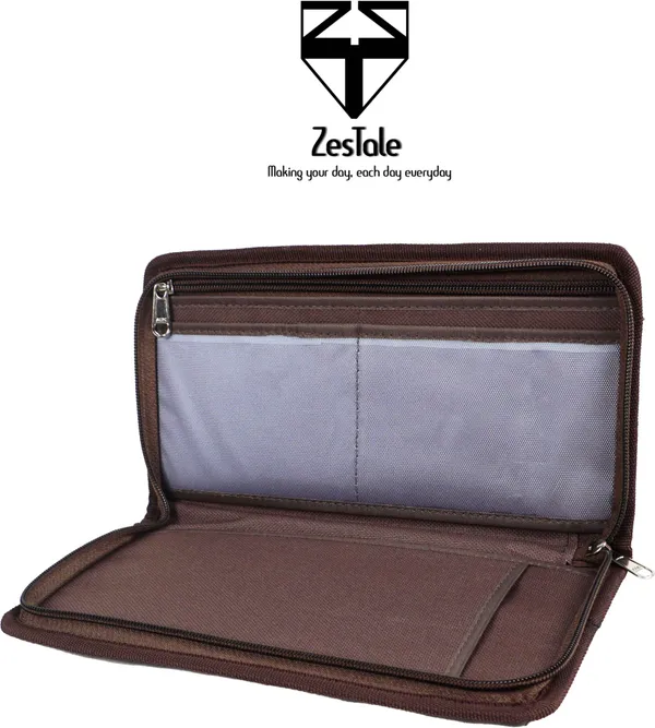 Zestale_Pu_Leather_Multiple_Cheque_Book/_Passbook_Passport_/Car_Document_Holder_Set_Of_1,_Dark_Brown