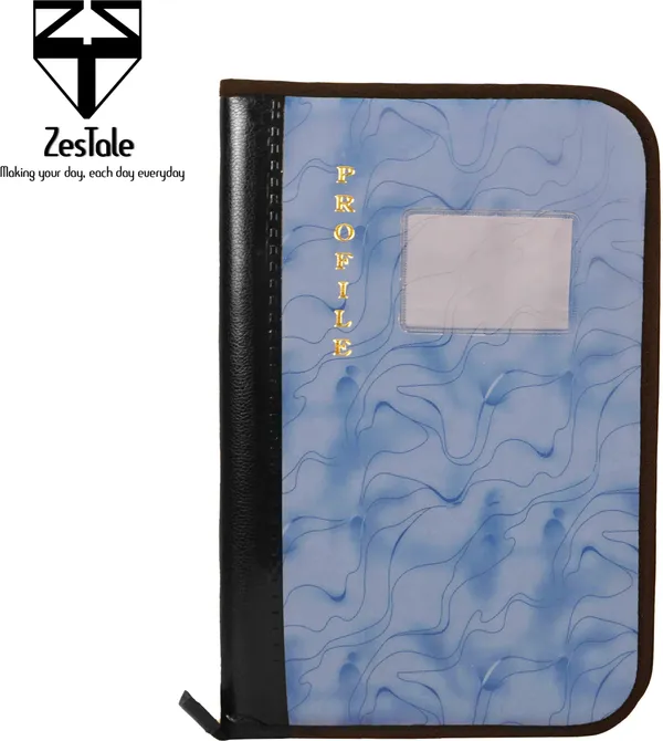 Zestale_Professional_Faux_Leatherette_File_Folder/Document_Holder/Certificate_Folder_20_Leaves_Set_Of_1,_Multicolor