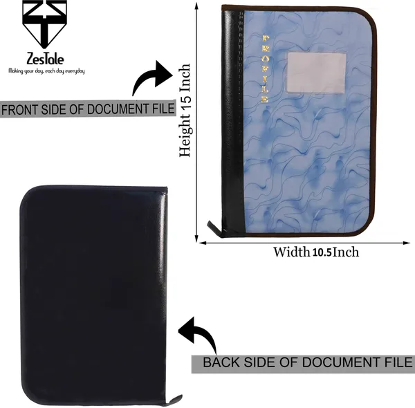 Zestale_Professional_Faux_Leatherette_File_Folder/Document_Holder/Certificate_Folder_20_Leaves_Set_Of_1,_Multicolor