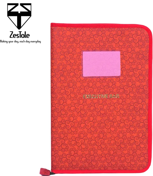 Multicolor_Leatherette_Zipper_Leaf_File_Folder_20_Leaves