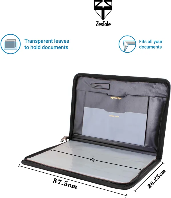 Zestale_Premium_Leatherette_File_Folder_Set_Of_3,_Black