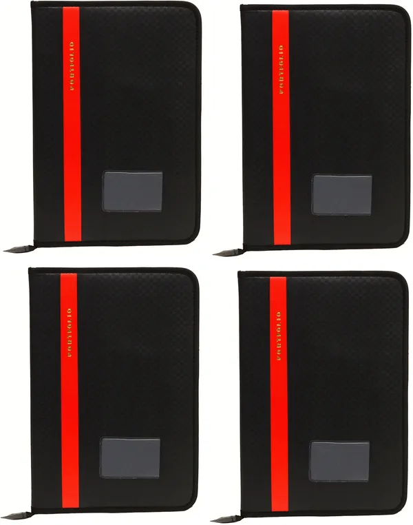 Zestale_Block_Textured_Pu_Leather_File_Folder_Set_Of_1,_Black
