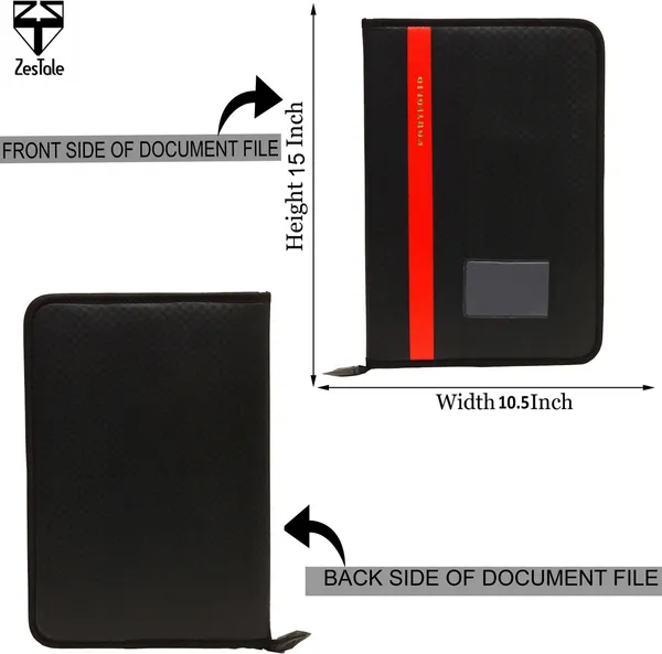 Black_Pu_Leather_Document_Folder_Pack_Of_2