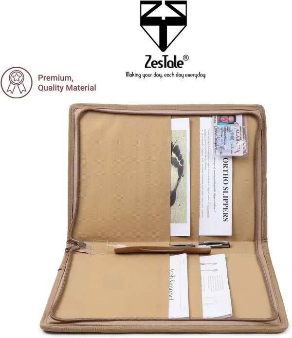 Zestale_Jute_File_Folder/Conference_Document_Holder_Size-A4_Set_Of_1,_Beige