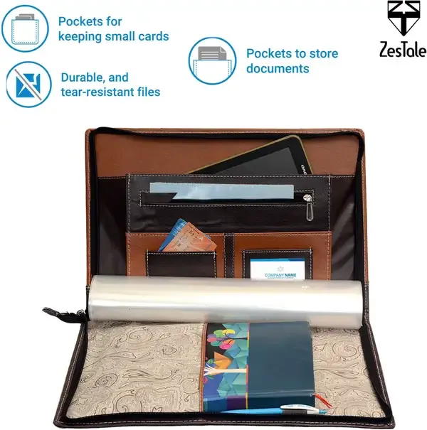 Zestale_Premium_Leatherette_Multipurpose_Pu_Leather_Document_Folder_Set_Of_3,_Brown