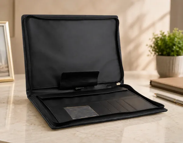 Zestale_Premium_Faux_Leather_Document_Folder_Set_Of_1,_Black