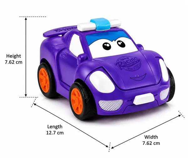 2_In_1_Transforming_Toy_Racing_Car_With_Robot_Conversion_Push_And_Go_Purple_For_Boys_And_Girls_3_Years_Lattice_Cartooncar_Purple
