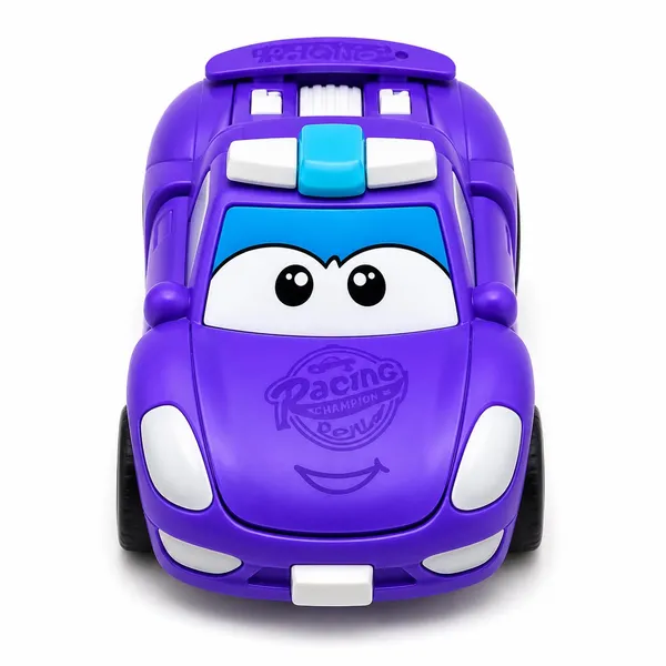 2_In_1_Transforming_Toy_Racing_Car_With_Robot_Conversion_Push_And_Go_Purple_For_Boys_And_Girls_3_Years_Lattice_Cartooncar_Purple