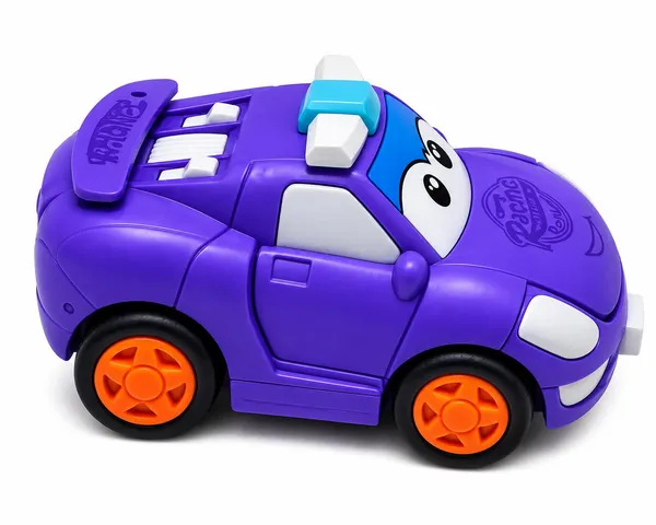 2_In_1_Transforming_Toy_Racing_Car_With_Robot_Conversion_Push_And_Go_Purple_For_Boys_And_Girls_3_Years_Lattice_Cartooncar_Purple