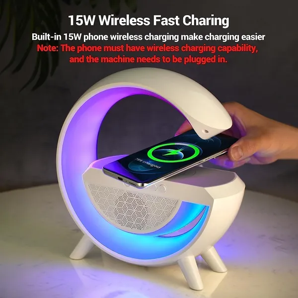 G_Shape_Led_Lamp_With_Bluetooth_Speaker_Wireless_Charging_3_In_1_Rgb_Night_Light_With_Touch_Control_Alarm_Clock_And_Fast_Phone_Charging_For_Bedroom_Office_Or_Gifts