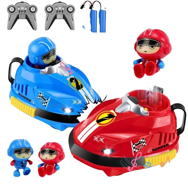 Remote_Control_Bumper_Car_Set_Of_2_2_4Ghz_Rc_Battle_Cars_With_Ejectable_Driver_360_Spin_Led_Lights_Music_Rechargeable_Battery_Multiplayer_Toy_For_Kids_Boys_Girls