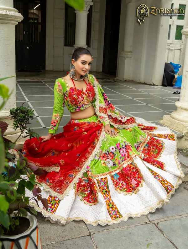 Green_Printed_Lehenga_Choli_for_Women