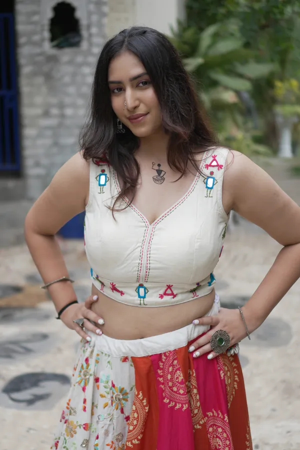 Multicolor_Cotton_Printed_Flared_Lehenga_Choli_For_Women