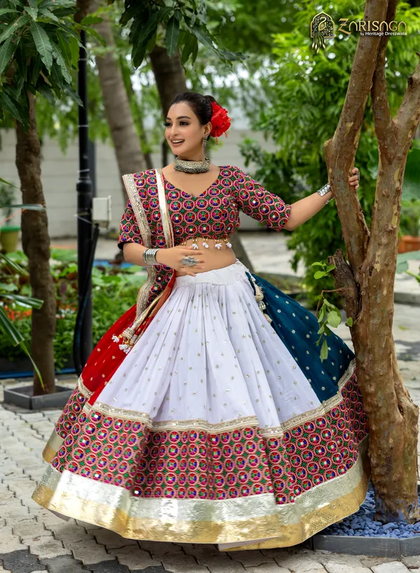 Multicolor_Silk_Embellished_Flared_Lehenga_Choli_For_Women
