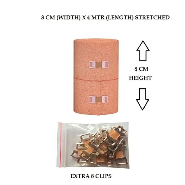 Beige_Cotton_Crepe_Elastic_Compression_Bandage