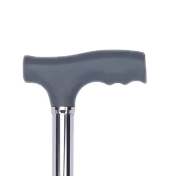 Silver_Mild_Steel_Single_Leg_Walking_Stick_Height_Adjustable_Silver