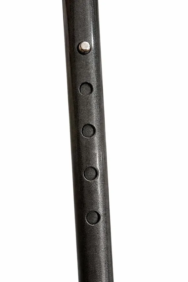 Black_Mild_Steel_Single_Leg_Walking_Stick_Height_Adjustable