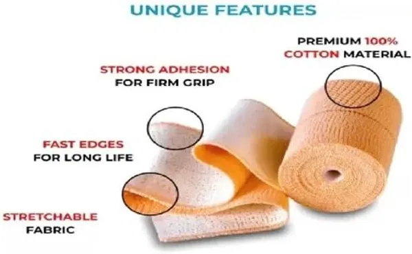Beige_Elastic_Crepe_Adhesive_Bandage_Stretchable