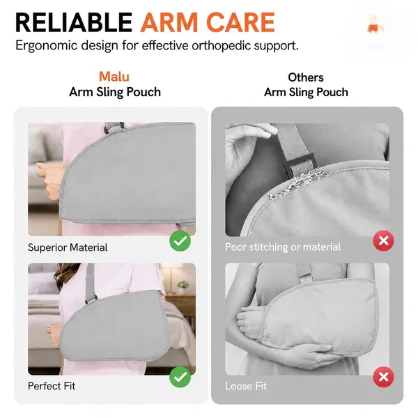 Beige_Adjustable_Arm_Sling_Pouch_Belt_Shoulder_Fracture_Support