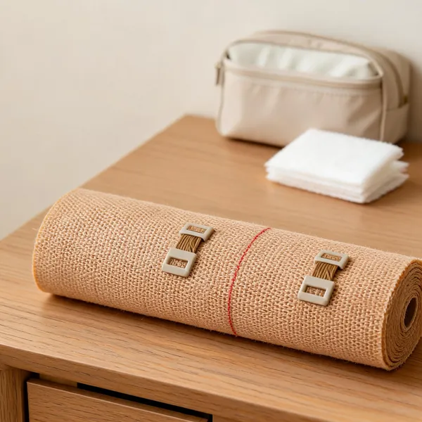 Beige_Cotton_Crepe_Elastic_Compression_Bandage