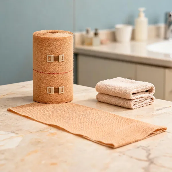 Beige_Cotton_Crepe_Elastic_Compression_Bandage