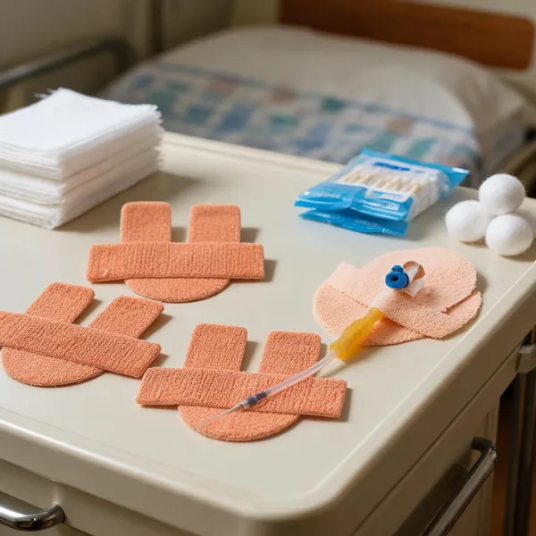 Skin_Fabric_Hypoallergenic_Iv_Cannula_Fixator_Strips
