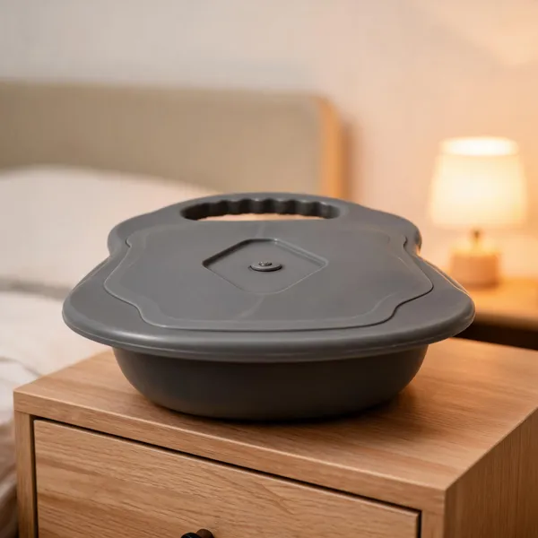 Black_Polypropylene_Unisex_Bedpan_With_Lid_Large_Reusable