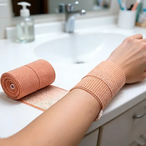 Beige_Elastic_Crepe_Adhesive_Bandage_Stretchable