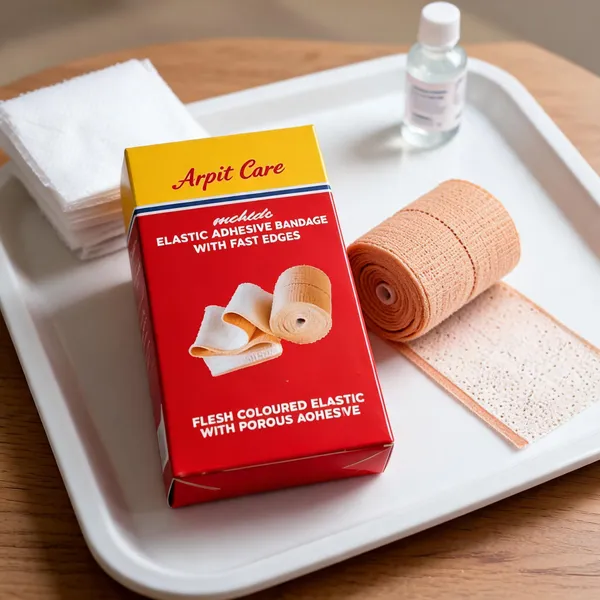 Beige_Elastic_Crepe_Adhesive_Bandage_Stretchable