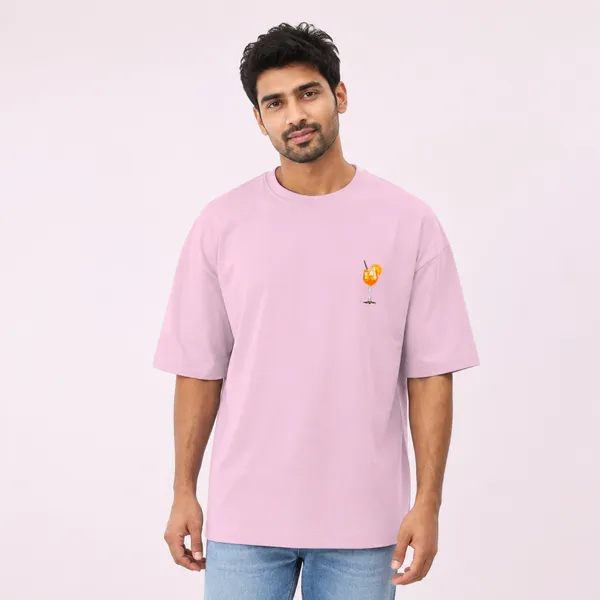 Light_Pink_Terry_Cotton_Oversized_Citrus_Graphic_T-Shirt_For_Unisex