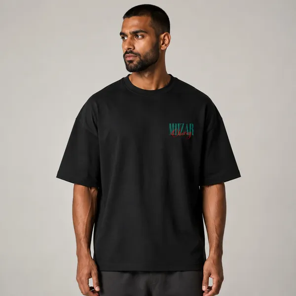 Black_Terry_Cotton_Oversized_Cherry_Graphic_T-Shirt_For_Unisex