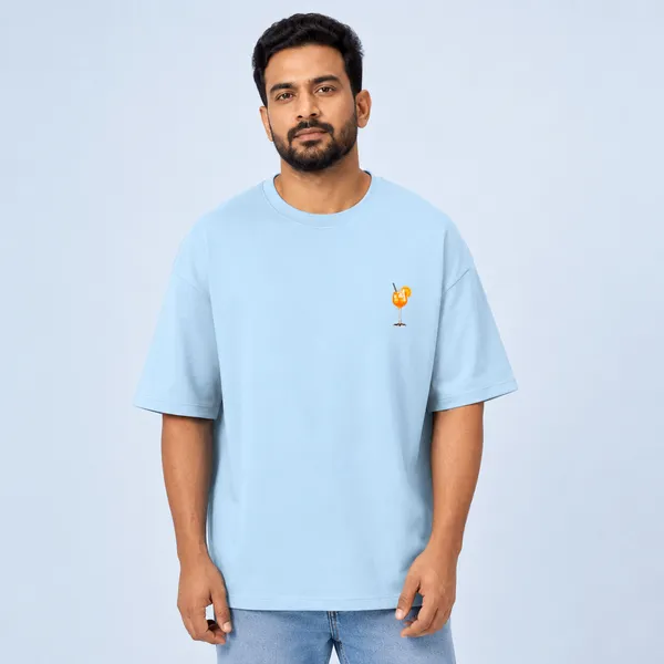 Baby_Blue_Terry_Cotton_Oversized_Citrus_Graphic_T-Shirt_For_Unisex