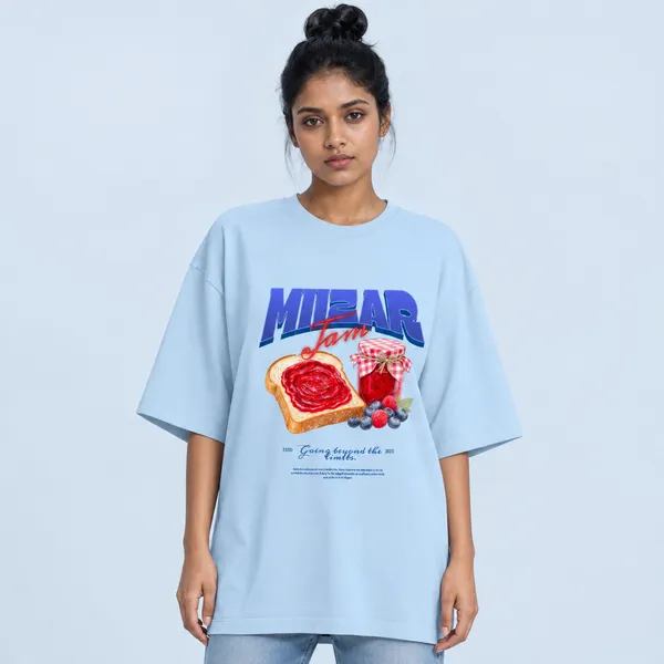 Baby_Blue_Terry_Cotton_Oversized_Jam_Graphic_T-Shirt_For_Unisex