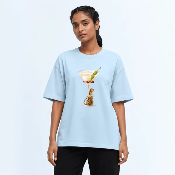 Baby_Blue_Terry_Cotton_Oversized_Leopard_Graphic_T-Shirt_For_Unisex