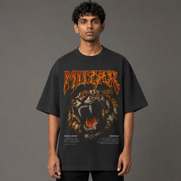 Black_Terry_Cotton_Oversized_Tiger_Graphic_T-Shirt_For_Unisex