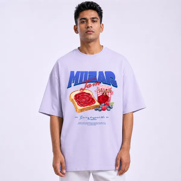 Lavender_Terry_Cotton_Oversized_Jam_Graphic_T-Shirt_For_Unisex