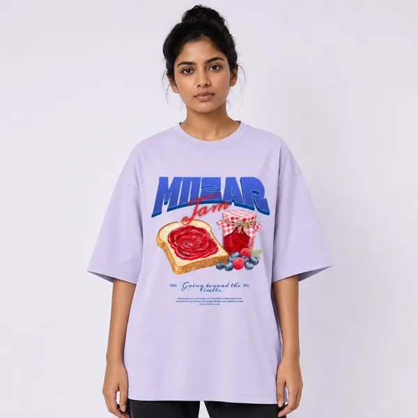 Lavender_Terry_Cotton_Oversized_Jam_Graphic_T-Shirt_For_Unisex