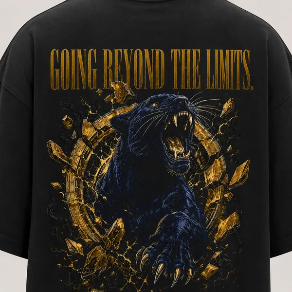 MIIZAR_Midnight_Panther_Oversized_Terry_Cloth_T-Shirt