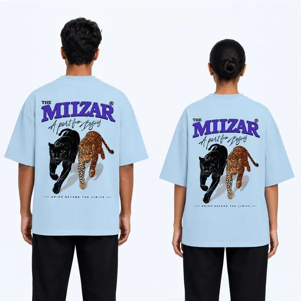 Sky_Blue_Terry_Cotton_Oversized_Panther_T-Shirt_For_Unisex